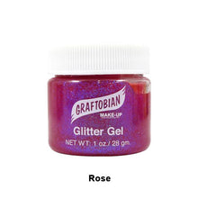 Load image into Gallery viewer, Graftobian Glitter Gel For Skin 1oz.