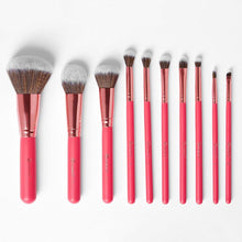 Load image into Gallery viewer, BH Cosmetics Bombshell Beauty 10 Piece Brush Set
