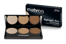 Load image into Gallery viewer, Mehron Highlight-Pro 3 Color Palette