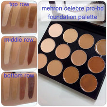Load image into Gallery viewer, Mehron Celebre Pro-HD 12-Color Cream Highlight/Contour Palette