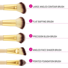 Load image into Gallery viewer, BH Cosmetics | Studded Couture - 12 Piece Brush Set
